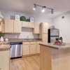 Open space living area with natural lighting
